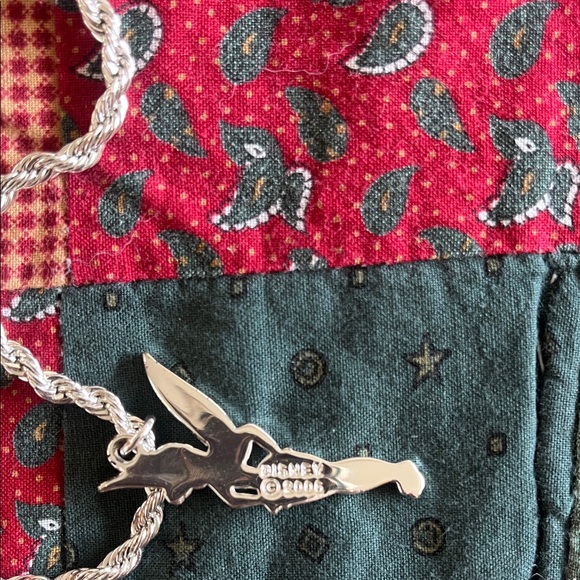 DISNEY - NWOT Silver Tinker Bell Necklace - Picture 5 of 5